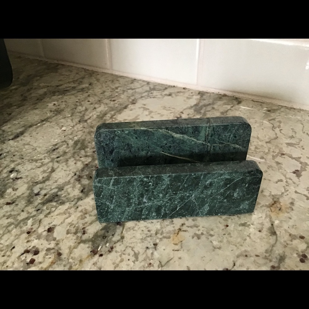 Cell phone/Business Card holder Marble